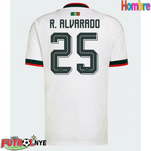 Camiseta México Roberto Alvarado #25 Visitante Equipación Mundial 2026 manga corta